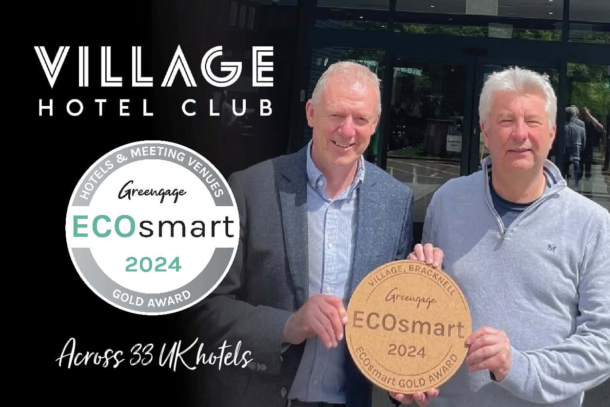 Village Hotels receiving ECOsmart gold