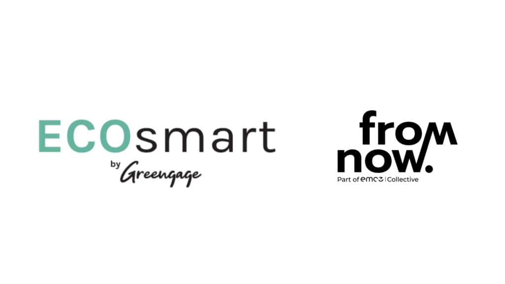 Two logos on a white background - ECOsmart by Greengage, and From Now